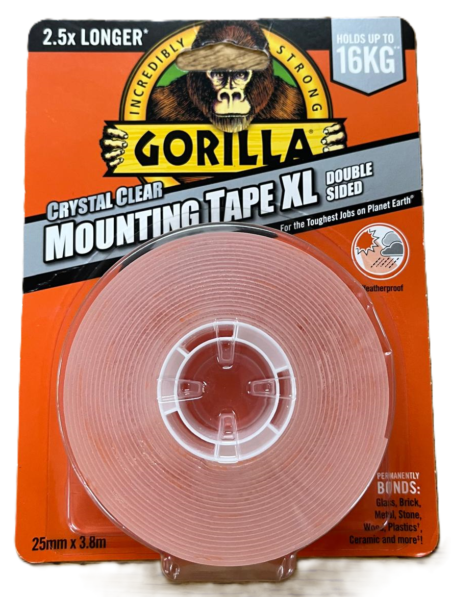 Gorilla Mounting Tape 25mm x3.8M