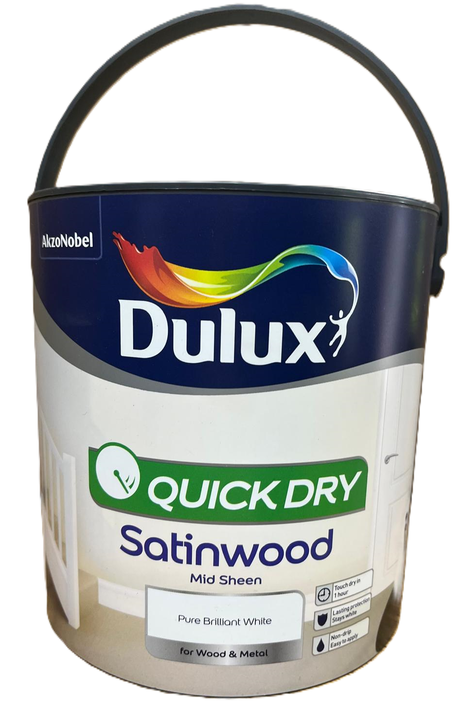 Dulux PBW Quick Dry Satinwood (Mid Sheen) - 2.5L