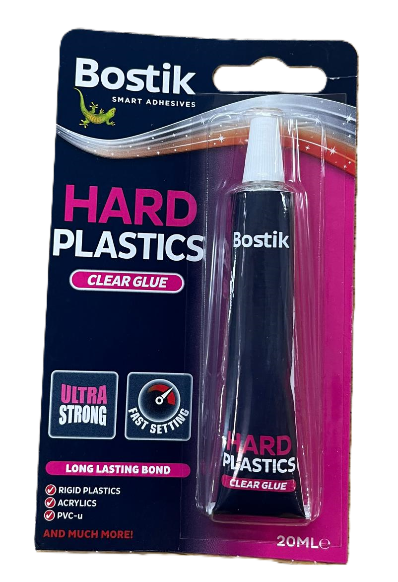 Bostik Hard Plastics Clear Adhesive - 20ml
