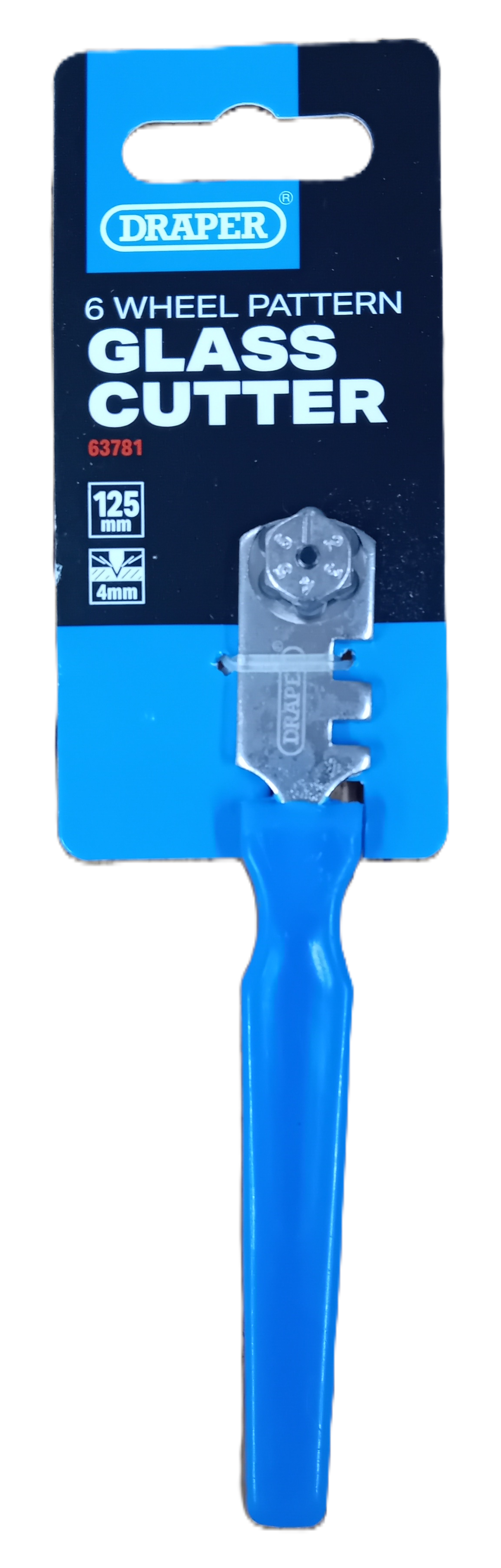 Draper 6 Wheel Glass Cutter - 125mm