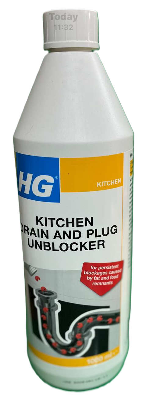 HG Kitchen Drain and Plug Unblocker - 1L
