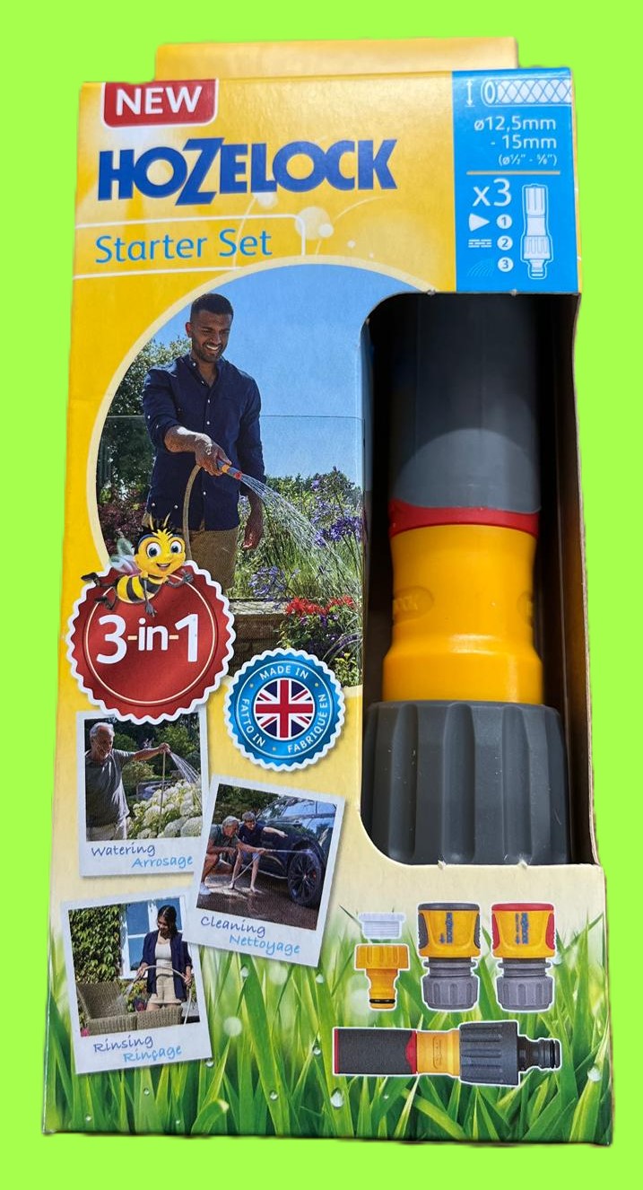 Hozelock 3-in-1 Nozzle Starter Set