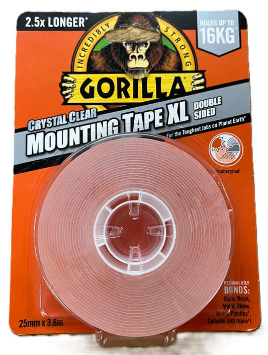 Gorilla Mounting Tape 25mm x3.8M
