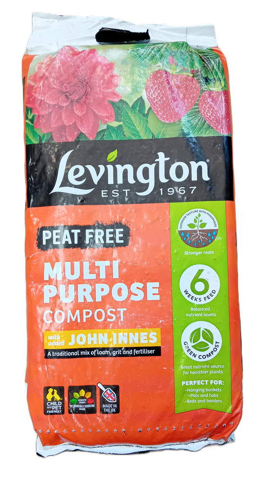 10 litre Levington Peat Free Multi Purpose Compost