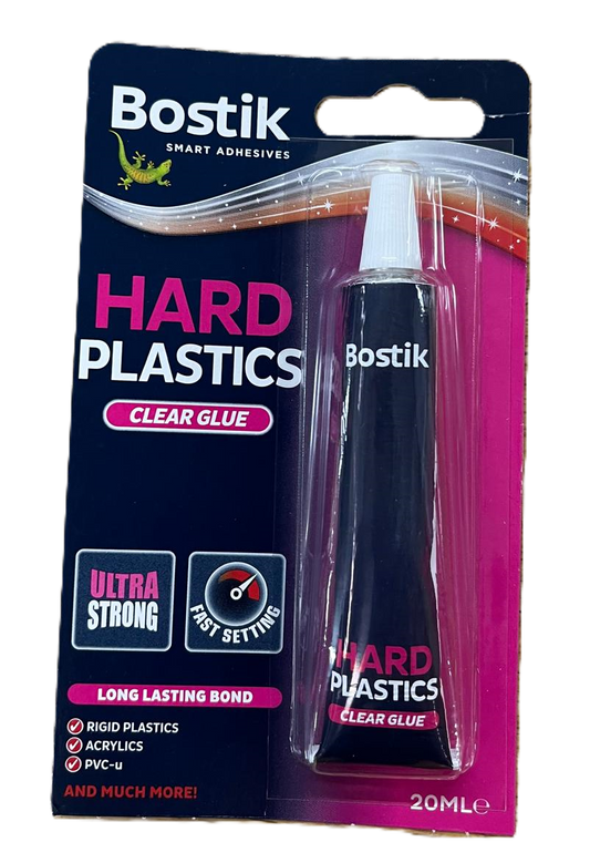 Bostik Hard Plastics Clear Adhesive - 20ml