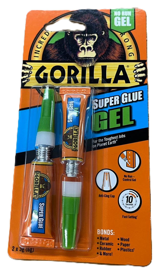 Gorilla Superglue Gel 2x3g
