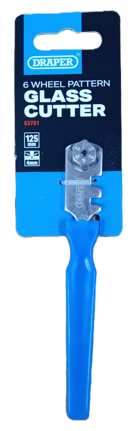 Draper 6 Wheel Glass Cutter - 125mm