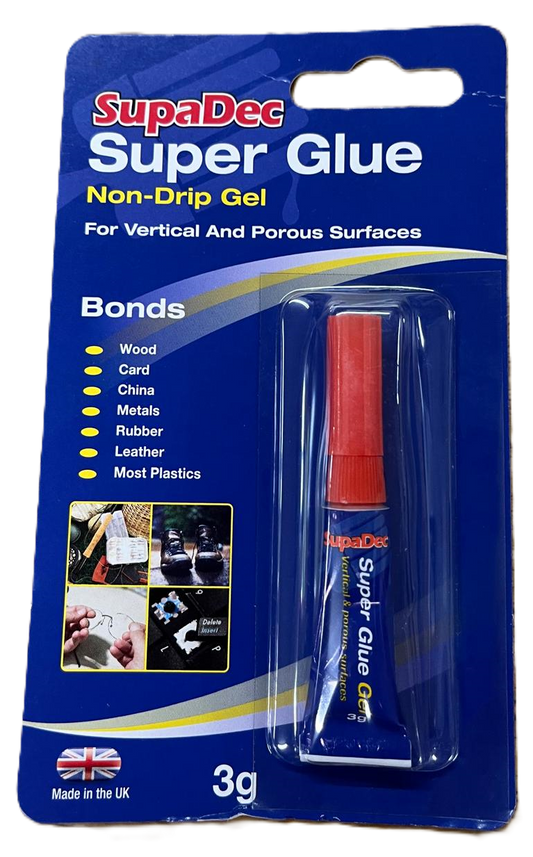 Superglue Non-Drip Gel 3g