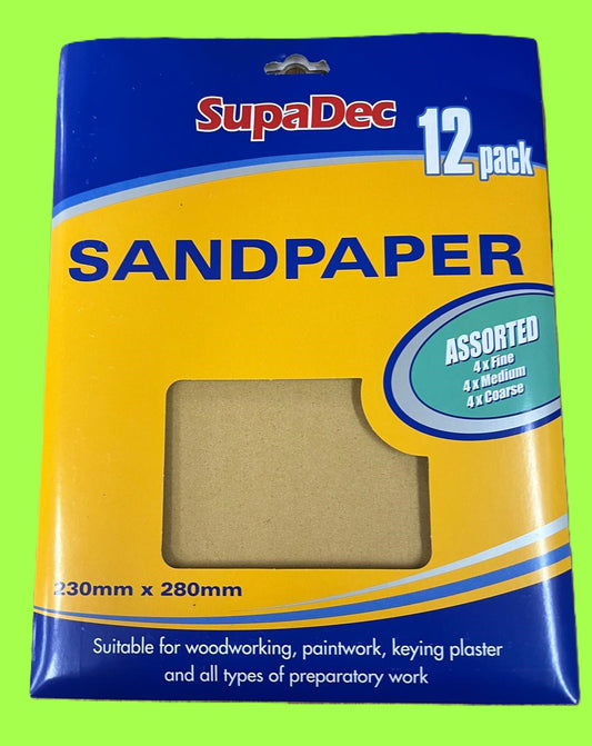 Assorted Sandpaper