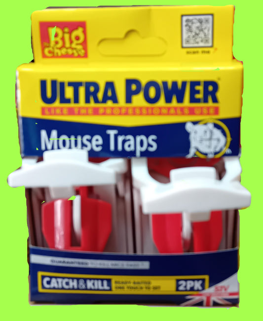 Big Cheese Ultra Power Mouse Trap - 2 Pack