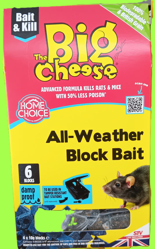 Big Cheese All Weather Block Bait - 6 pack