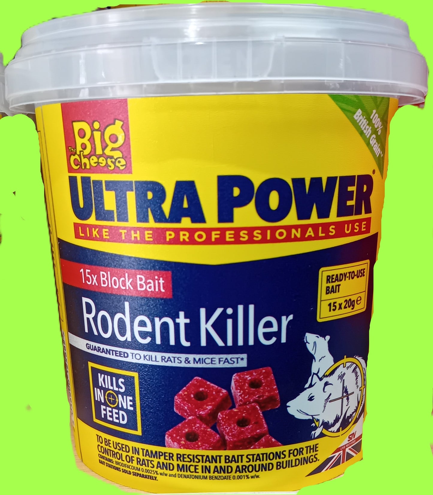Big Cheese Ultra Power Block Bait - 15 pack