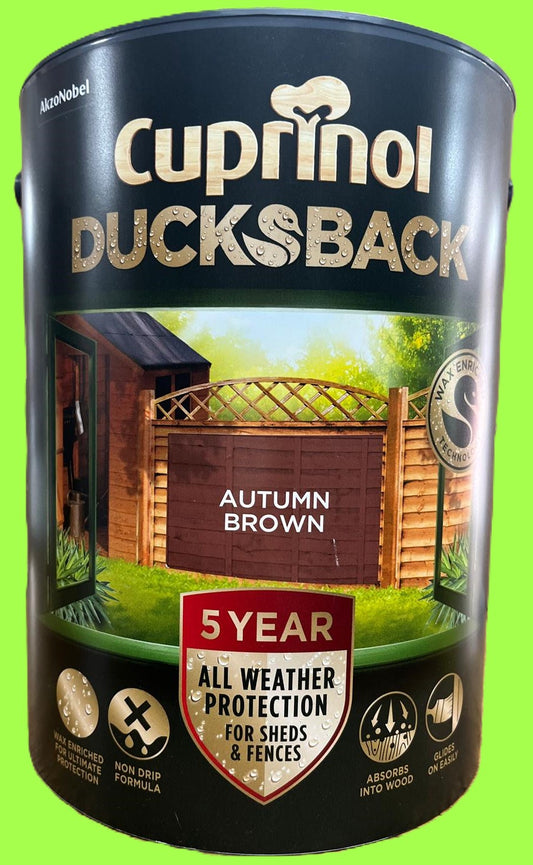 Cuprinol Ducksback Autumn Brown 5L