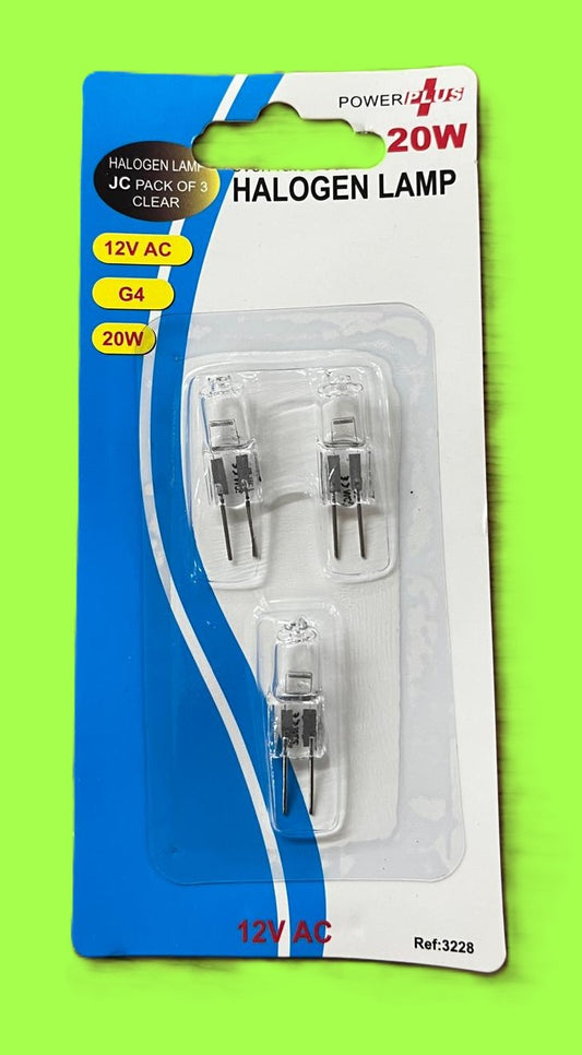 G4 12V 20W 3 pack