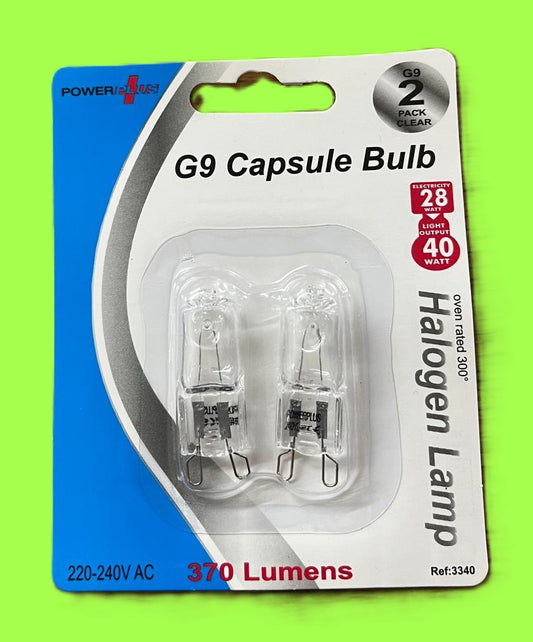 G9 40W Oven Bulb 2 pack