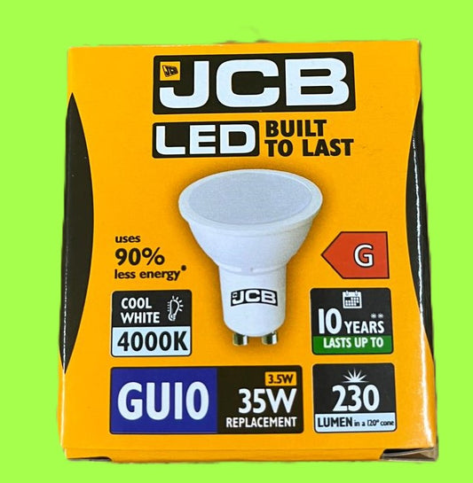 GU10 3.5W LED =35W Cool White