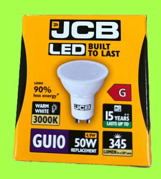 GU10 4.9W LED =50W Warm White