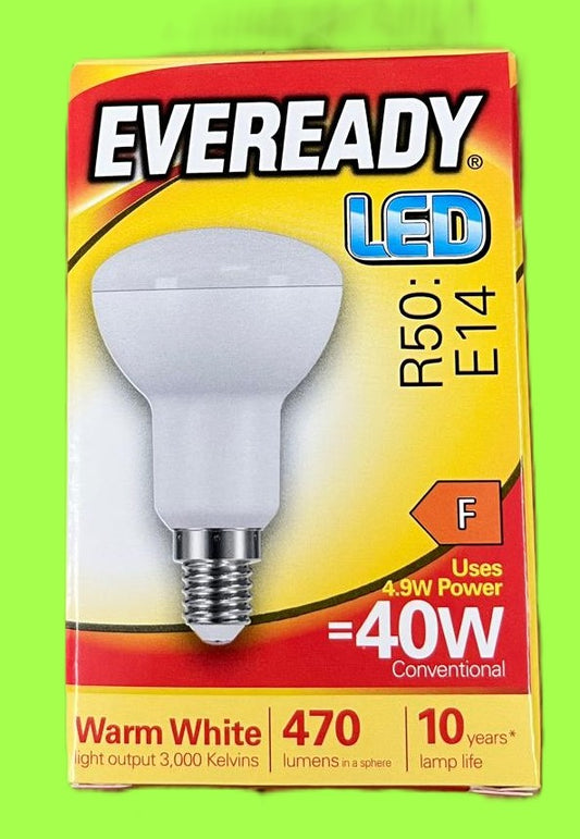 R50 Spot E14 Large Screw 4.9W =40W Warm White